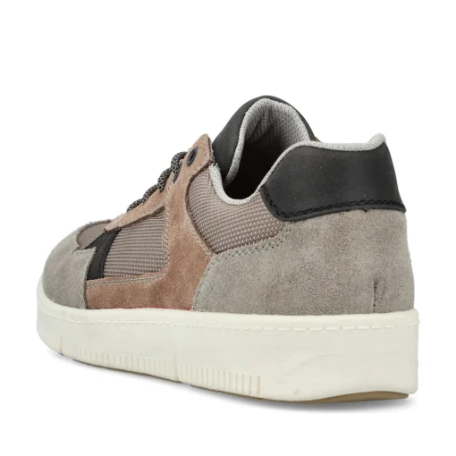 Rieker Herren Sneaker Low platingrau-nussbraun