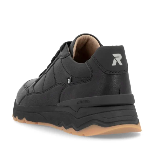 Rieker Herren Sneaker Low mattschwarz