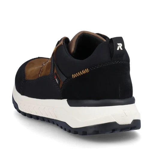 Rieker Herren Sneaker Low holzbraun-schwarz