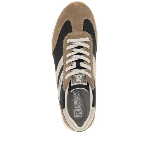 Rieker Herren Sneaker Low cinnamon black