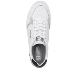 Rieker Herren Sneaker Low brilliant-white graphite-grey