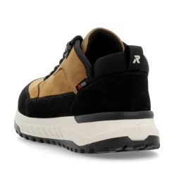 Rieker Herren Sneaker Low kamelbraun-schwarz