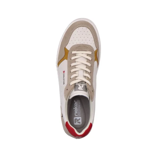 Rieker Herren Sneaker Low vanilla-white clay-beige