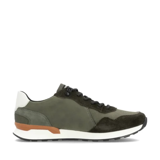 Rieker Herren Sneaker Low grünbraun-schwarz