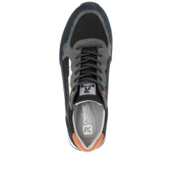 Rieker Herren Sneaker Low dunkelblau-grau