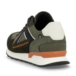 Rieker Herren Sneaker Low grünbraun-schwarz