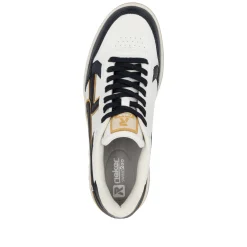 Rieker Herren Sneaker Low cremeweiß-schwarz