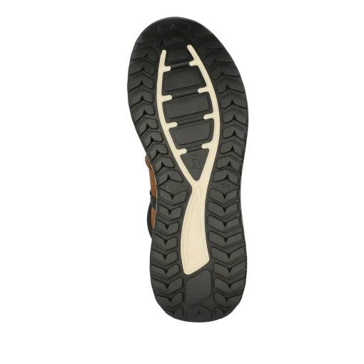 Rieker Herren Sneaker Low holzbraun-schwarz