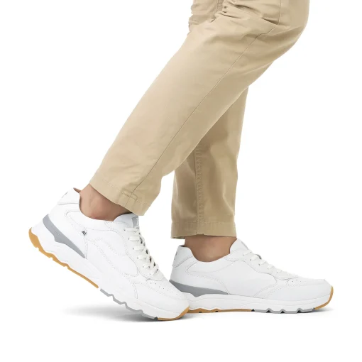 Rieker Herren Sneaker Low swan white