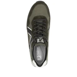 Rieker Herren Sneaker Low grünbraun-schwarz