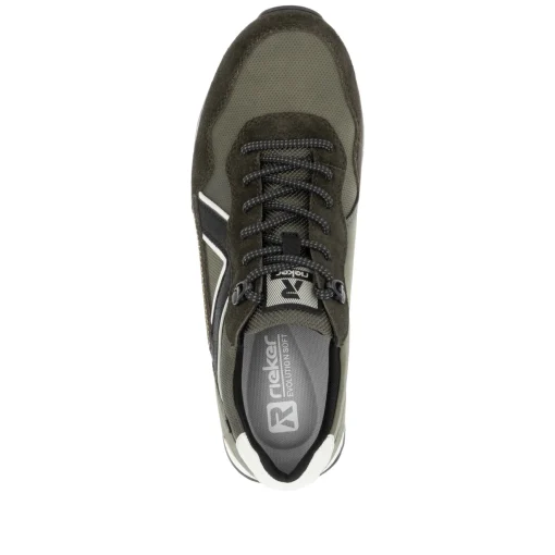 Rieker Herren Sneaker Low grünbraun-schwarz