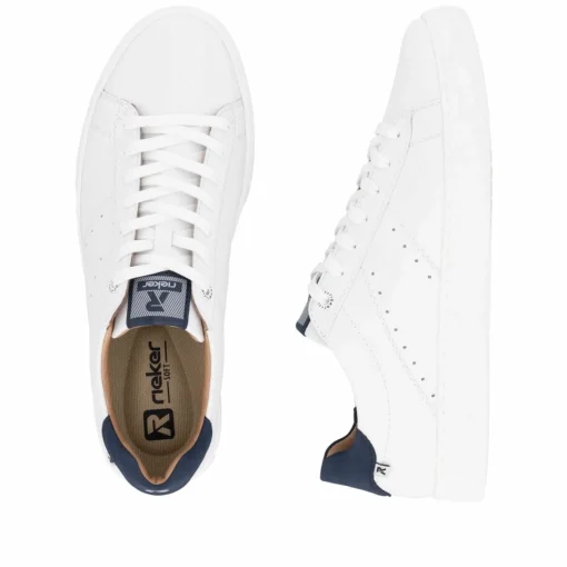 Rieker Herren Sneaker Low pearl white