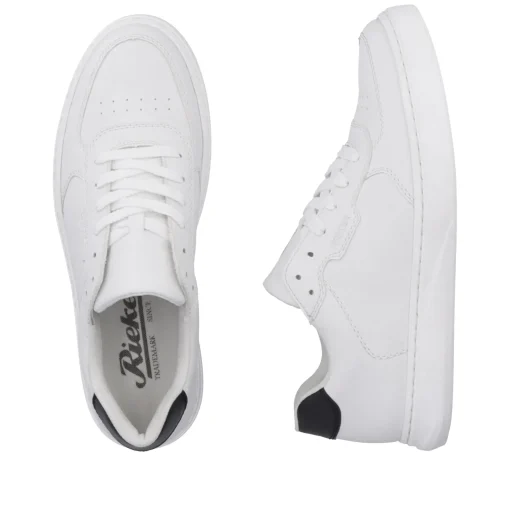 Rieker Herren Sneaker Low reinweiß