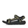 Rieker Herren Trekkingsandalen olive-green stone-grey