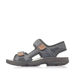 Rieker Herren Trekkingsandalen ozeanblau