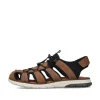 Rieker Herren Trekkingsandalen nussbraun