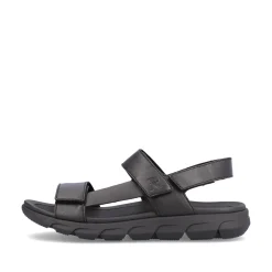 Rieker Herren Trekkingsandalen midnight black