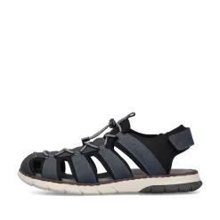 Rieker Herren Trekkingsandalen stahlblau