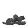 Rieker Herren Trekkingsandalen mitternachtsschwarz