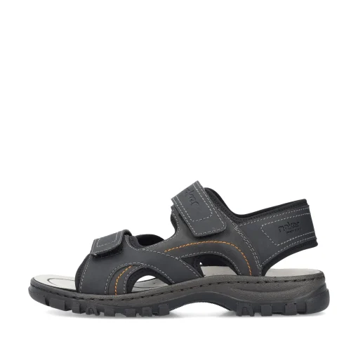 Rieker Herren Trekkingsandalen mitternachtsschwarz