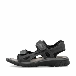 Rieker Herren Trekkingsandalen steingrau
