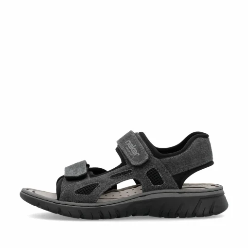 Rieker Herren Trekkingsandalen steingrau