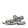 Rieker Herren Trekkingsandalen asphaltgrau