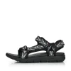 Rieker Herren Trekkingsandalen black-stone grey