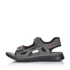 Rieker Herren Trekkingsandalen felsengrau