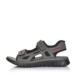 Rieker Herren Trekkingsandalen felsengrau