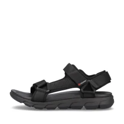Rieker Herren Trekkingsandalen deep black