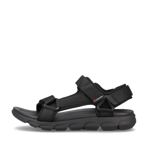 Rieker Herren Trekkingsandalen deep black