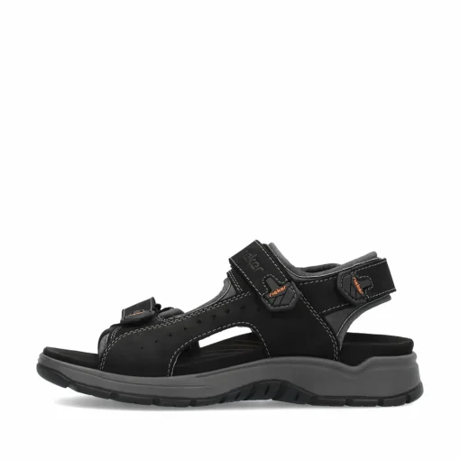 Rieker Herren Trekkingsandalen nachtschwarz