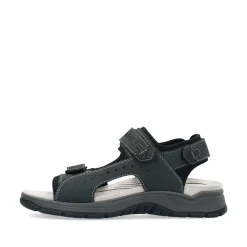 Rieker Herren Trekkingsandalen blaugrau