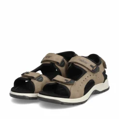 Rieker Herren Trekkingsandalen hellbraun