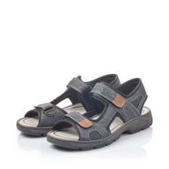 Rieker Herren Trekkingsandalen ozeanblau