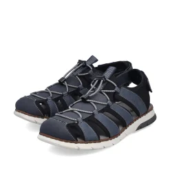 Rieker Herren Trekkingsandalen stahlblau