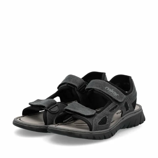 Rieker Herren Trekkingsandalen steingrau
