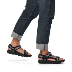 Rieker Herren Trekkingsandalen black-stone grey