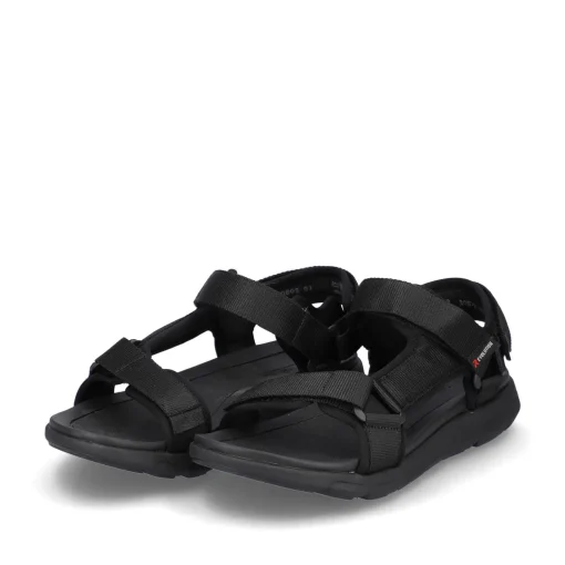 Rieker Herren Trekkingsandalen deep black