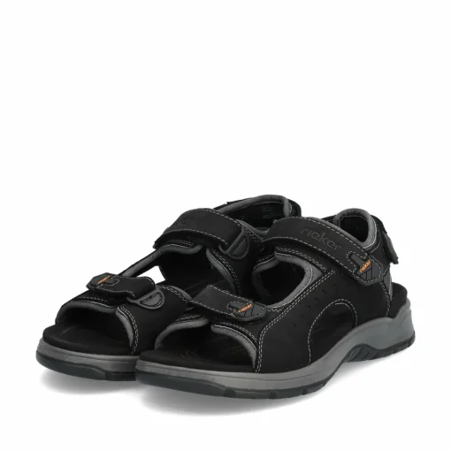 Rieker Herren Trekkingsandalen nachtschwarz