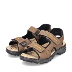 Rieker Herren Trekkingsandalen kaffeebraun