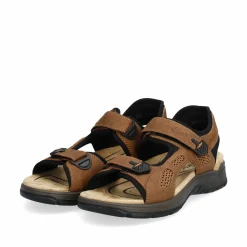 Rieker Herren Trekkingsandalen holzbraun