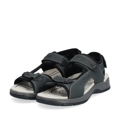 Rieker Herren Trekkingsandalen blaugrau