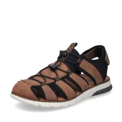 Rieker Herren Trekkingsandalen nussbraun