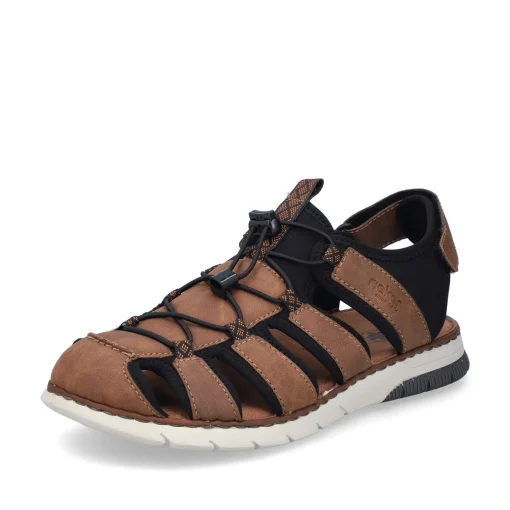 Rieker Herren Trekkingsandalen nussbraun