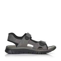 Rieker Herren Trekkingsandalen felsengrau