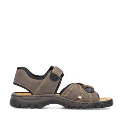 Rieker Herren Trekkingsandalen espressobraun