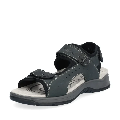Rieker Herren Trekkingsandalen blaugrau