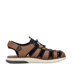 Rieker Herren Trekkingsandalen nussbraun
